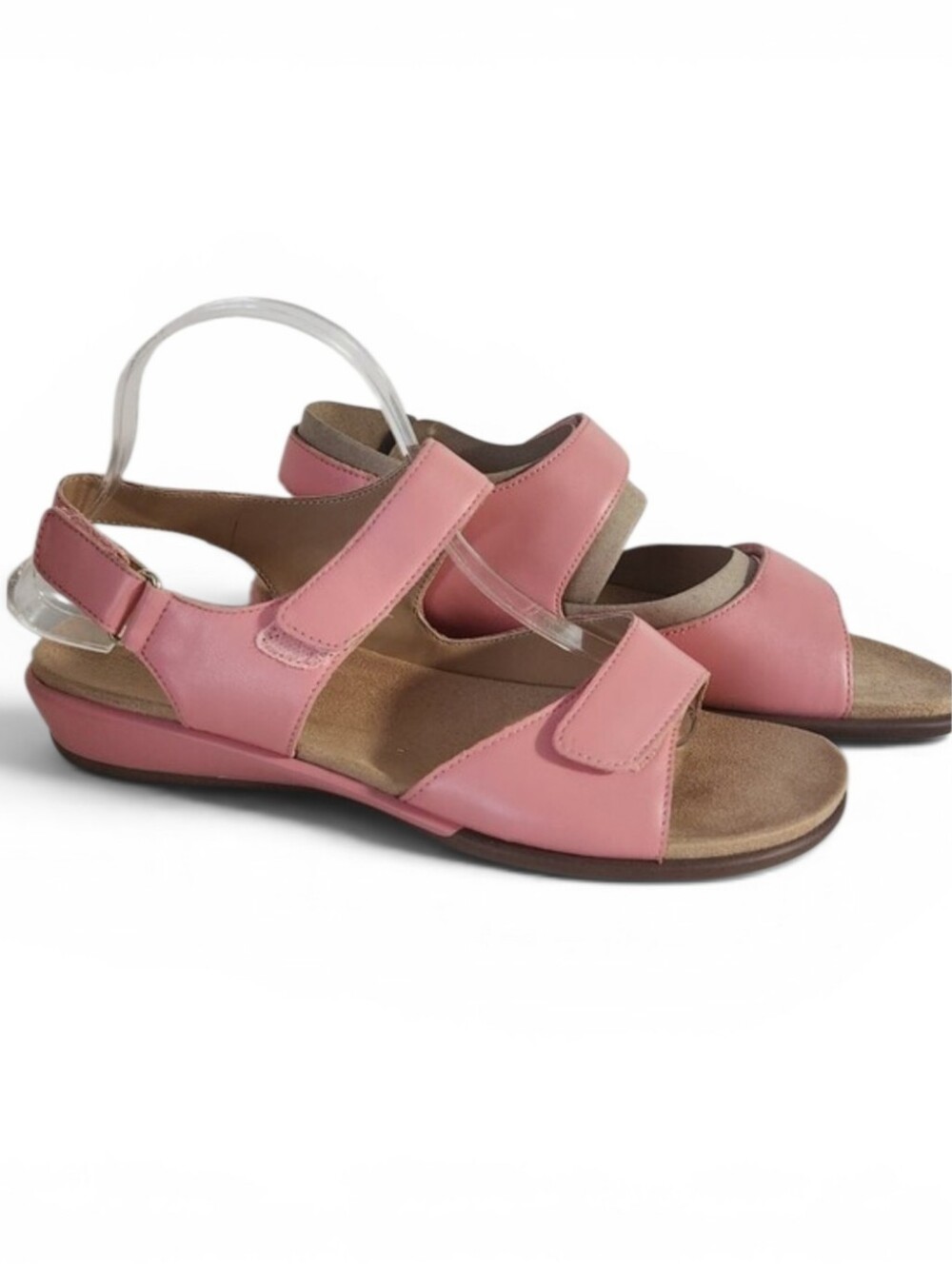 Easy Spirit Coral Pink Hartwell Sandals with Adjustable Straps 9.5 W